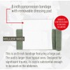 MillerMed Israeli Compression Bandage Vacuum Sealed to Effectively Stop/Reduce Blood