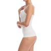 Farmacell Bodyshaper 607B (Ivory, S/M) Shaping Vest Adjustable Straps Breast