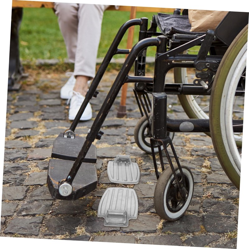 Healvian 1pair Wheelchair Footrest Pads Elevating Leg Rest Accessories for