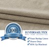 Linen Blackout Curtains 108 Inches Long for Bedroom / Living