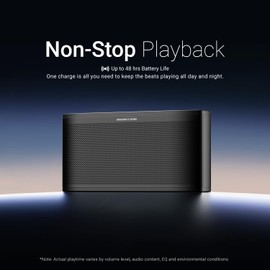 BOGASING Era S9 Pro Bluetooth Speaker, Portable Wireless Speakers with Rich and Detailed Sound, 2-Channel Audio, Up to 48H Playtime, EQ, DSP Technology, TF-Card, AUX, Built-in Mic, for Home, Office