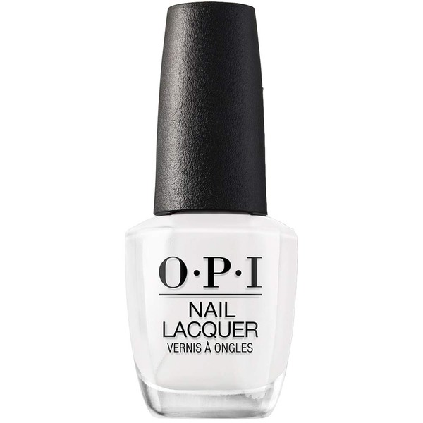 OPI Nail Polish, Nail Lacquer, White Nail Polish, 0.5 fl oz