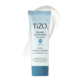 TIZO 2 Protector solar 100% mineral SPF40 sin color, textura sedosa y acabado mate 50g