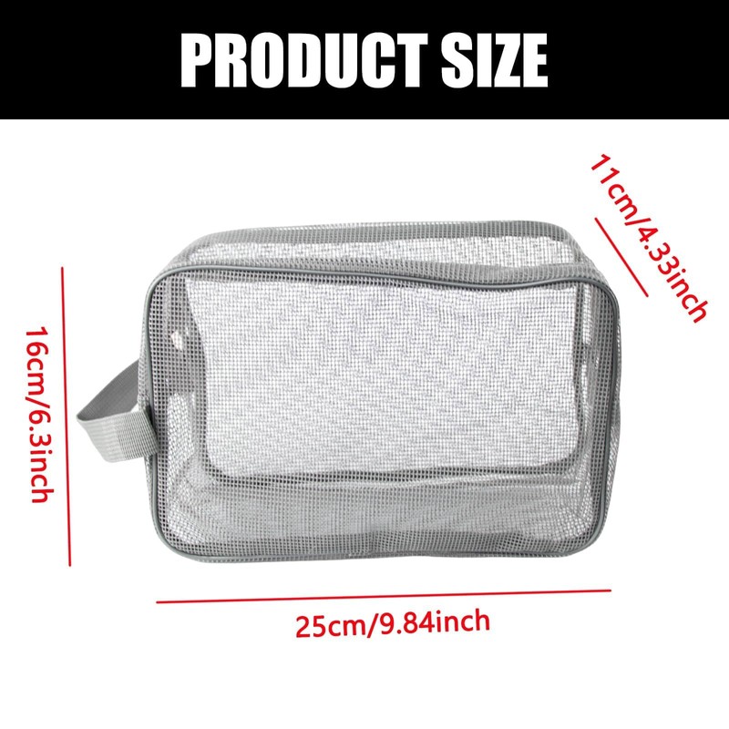 Ainiveiya Mesh Shower Bag