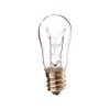 Satco S4717 130V 2/Card Candelabra Base 6-Watt 6S6 Light Bulb,