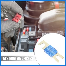 VekAuto 5pcs 60A AFS Mini ANL Fuses for Car Truck Motorcycle Boat Audio CDs Auto Accessories