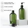 Kzeirm Green Soap Dispenser, Dish Soap Hand Soap Dispenser Set