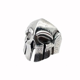 KONFEN Spartan Ring Silver Women Men Skull Adjustable Open Rings Viking Jewellery Dragon Claw Ring Owl Moonstone Ring Olive Green Cheetah Zirconia Ring Index Finger Foot Rings Unisex, Sterling Silver