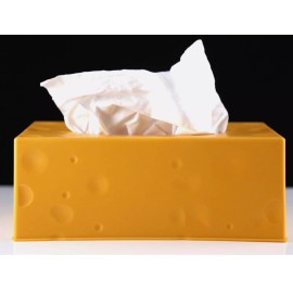 Bullseye Playground New Novelty Yellow Cheese Rectangle Tissue Box Cover