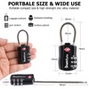 SharkByte TSA Approved Luggage Locks, 3-Dial Security Travel Combination Padlock