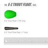 Trout Floats - 36 Easy to Adjust Slotted Fishing Bobbers