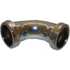 Pipe Fitting, Ell, 45-Degree, Slip Joint Elbow Ends, Chrome-Plated Brass,