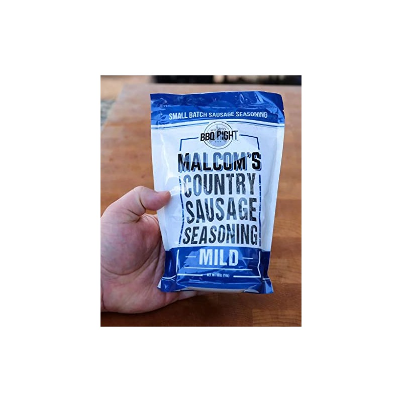 Malcom's Country Sausage Seasoning (MILD) | Use with Pork, Beef,