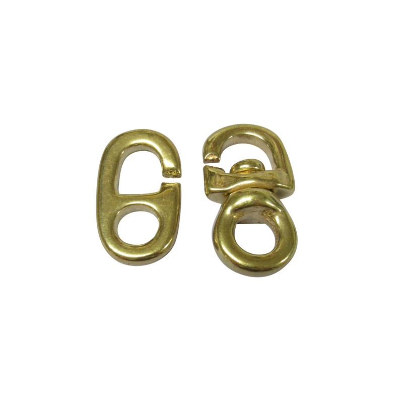 Brass Inglefield Clip Flag Swivel 58MM (Flagpole Brummel Line Hook)