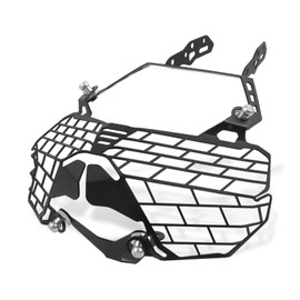 WORLDMOTOP Motorcycle Headlight Grille Mesh Grill Cover Headlight Guard Protector Grill Cover Compatible with Kawasaki KLR 650 KLR650 KL650E 2021 2022 2023 2024 2025 Head Lamp Protector