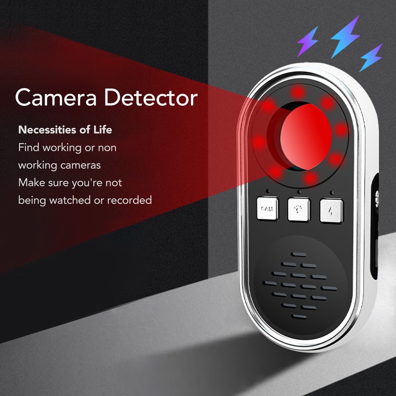 Camera Detector Vibration Alarm Prevent Theft Portable LED Mini Camera