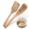 2 Pcs Wooden Spatula Set for Cooking - Wood Spatula