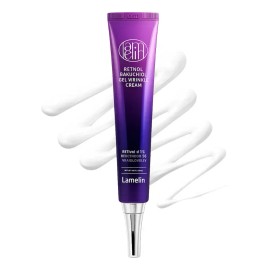 Lamelin Retinol + Bakuchiol Gel Cream Viral | Antiarrugas y Firmeza Visible, Suaviza Líneas de Expresión, Previene Signos de Edad, Textura Gel Ligera No Irritante, Piel Lisa y Glow, Skincare Coreano