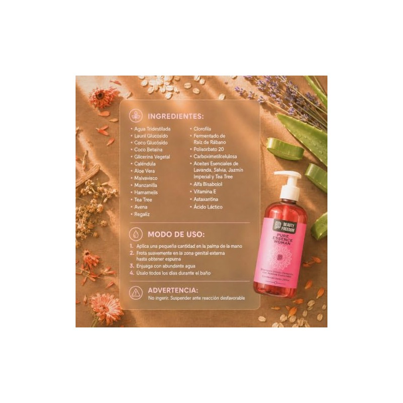 Jabón Íntimo Para Mujer - Beauty Freedom Pure Essence Woman