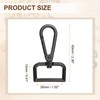 sourcing map 10pcs Metal D Ring Lobster Claw Clasps 1.02"