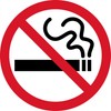 CafePress No Smoking Rectangle Bumper Sticker Car Decal
