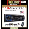 Nakamichi NQ711B 1-DIN Bluetooth USB AUX Radio Car stereo Digital