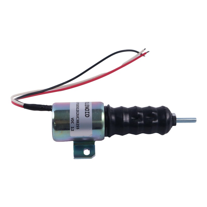 Demfec 12V 3 Wires Shut Down Solenoid Compatible with Woodward