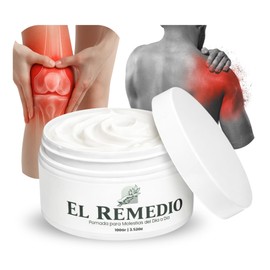 El Remedio 100gr | Crema - Pomada Corporal para Molestias del Día a Día – Con Mentol y Alcanfor – Uso Diario en Músculos y Articulaciones – Fórmula Tr