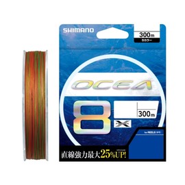 Shimano PE Line, Osia 8, 300 m, LD-A71S, No. 10 (68.9 kg), 5 Colors