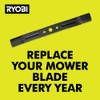 RYOBI AC04029 20" Lawn Mower Replacement Blade, Black