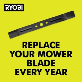RYOBI AC04029 20" Lawn Mower Replacement Blade, Black