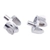 Glass Shelf Support, 16PCS Solid Glass Clamp Glass Hinge Glass