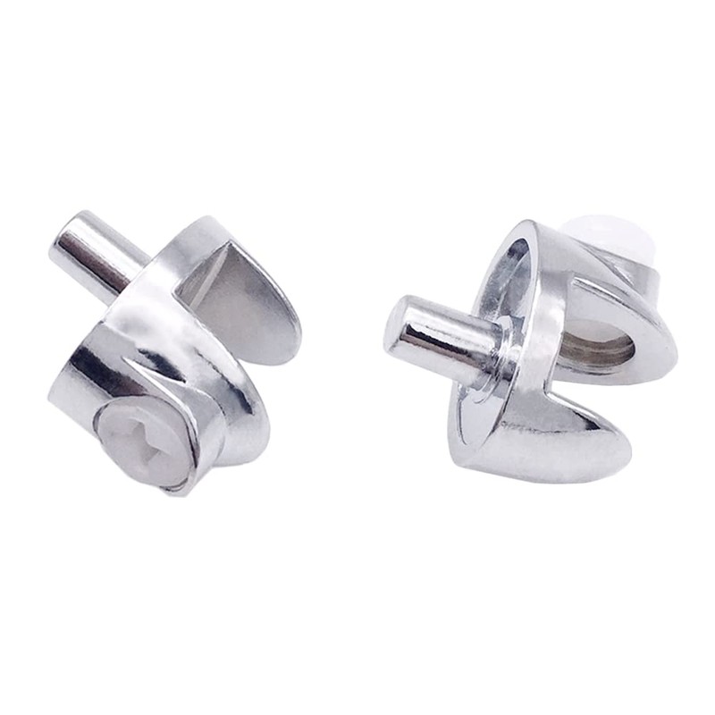 Glass Shelf Support, 16PCS Solid Glass Clamp Glass Hinge Glass