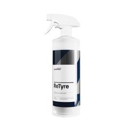 CARPRO ReTyre Car Tire & Rubber Cleaner: All in One Tire & Wheel Cleaner, Car Wash Wheel Cleaning Spray for Car Detailing - Clean New Tire Look - 1 Liter (34 fl oz)