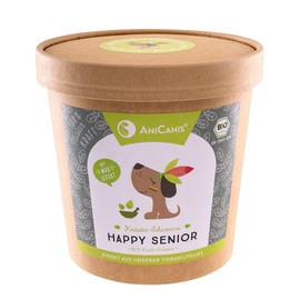 AniCanis Organic Herbal Mix Happy Senior for Dogs - Herbs from Veterinary Practitioners - for Older & Senior Dogs - Food Additive - 100 g