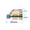 Sintech PCI-E Express X1 to PCI Riser Extender Card with