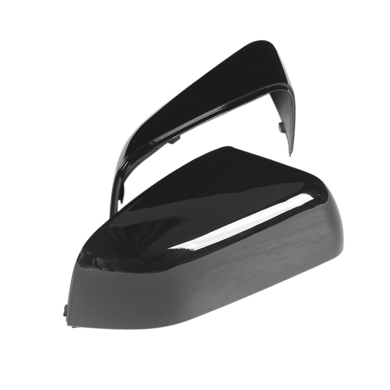 2PCS Door Mirror Cover LR019962 Glossy Black Replacement for LAND
