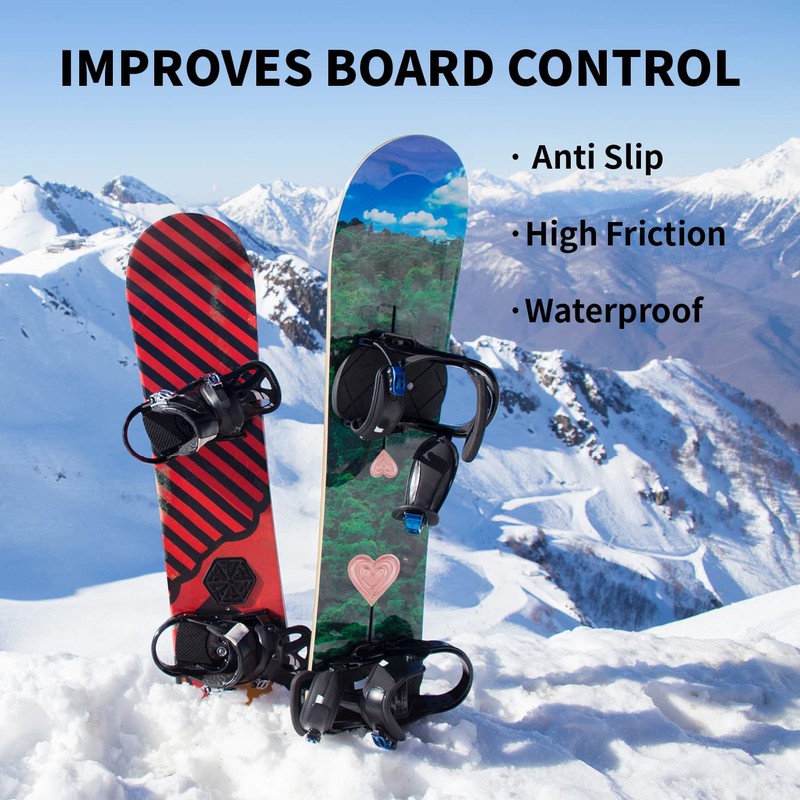 VEROMAN Snowboarding Stomp Pad (Heart-Shaped A)