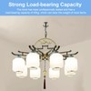 HFDONGL Ceiling Hooks, Stainless Steel Coat Hooks, Screw Hooks, Black