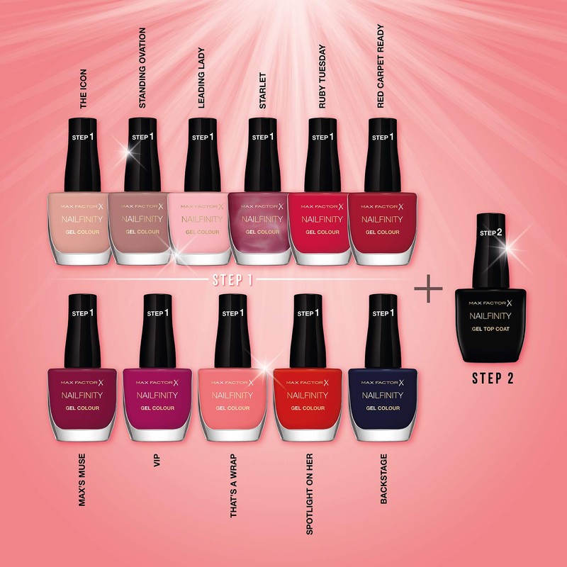 Max Factor NailFinity Nail Polish - The Finale 100, 12