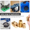 Knpwer 308 Pieces Threaded Insert and Soldering Iron Melting Aid,