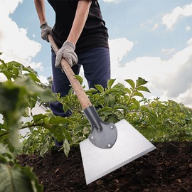 Multifunctional Garden Shovel - Flat Shovel Weeds Scraper - Outdoor Weeding Planting Shovel for Lawn Edging, Digging, Ice Removal, Moss and Weeds Control