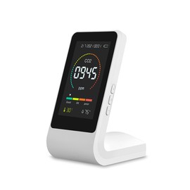 Air Quality Monitor CO2 Detector Temperature Meter Humidity Meter Instantly Measures Indoor Outdoor Air Quality Levels