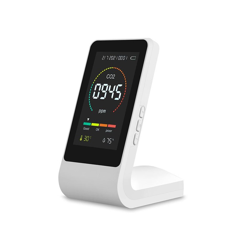 Air Quality Monitor CO2 Detector Temperature Meter Humidity Meter Instantly