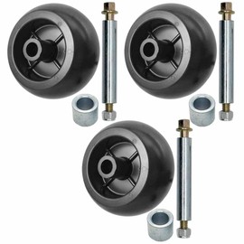 Parts 4 Outdoor Aftermarket Deck Wheels and Hardware Kit 3Pk Deck Wheel Kit for Toro Titan Timecutter 1-603299 98-7912 98-7913 323-23