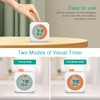 ORIA Visual Timer, 3-in-1 Clock with Visual Timer, Large LCD