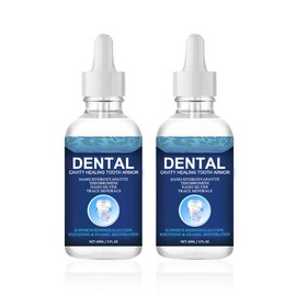 TrueRelief Enamel Repair & Cavity Defense Tooth Liquid Drops, Daily Whitening Solution to Strengthen and Protect Teeth.:_2 Pcs