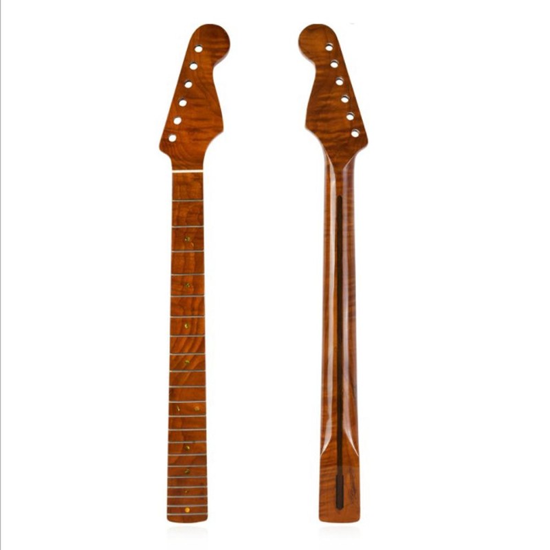 21 Frte Tiger Flame Maple Guitar Neck Replacement Parts for