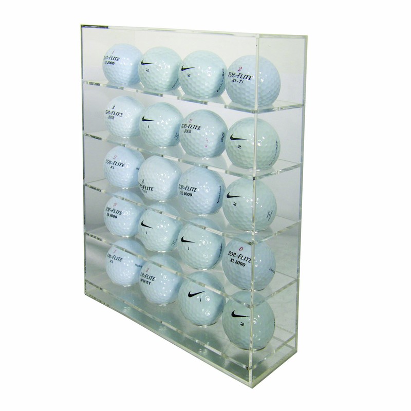 Longridge 20 Ball Perspex Golfball Anzeige - Klar