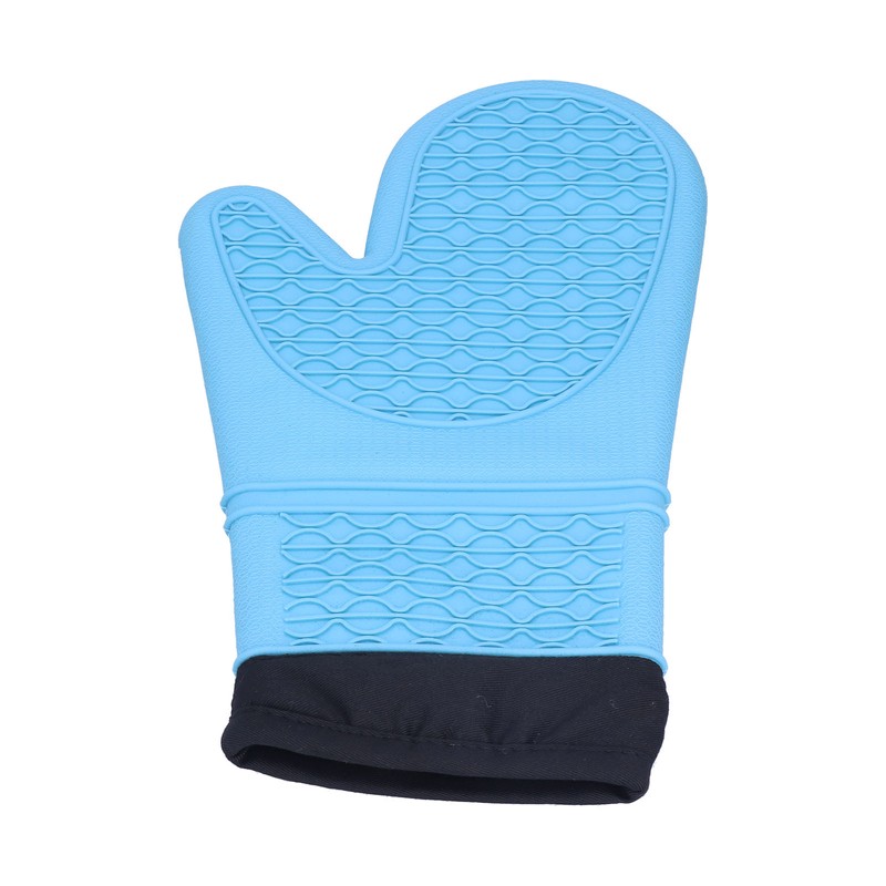 Silicone Oven Mitts with Cotton Heat Insulated Anti Scalding Baking
